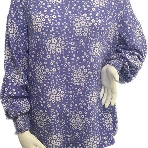 Michael Kors  lavender and white plus size 2X top